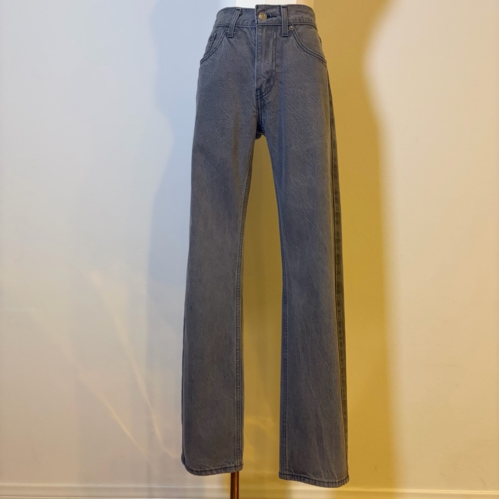 👖 New Levi's Men's 505 Regular Fit Jeans - Gray - W28 L32